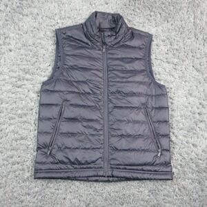 Quince Vest Mens S Blue Puffer Jacket Insulated Down Zip Padded Lightweight NWT